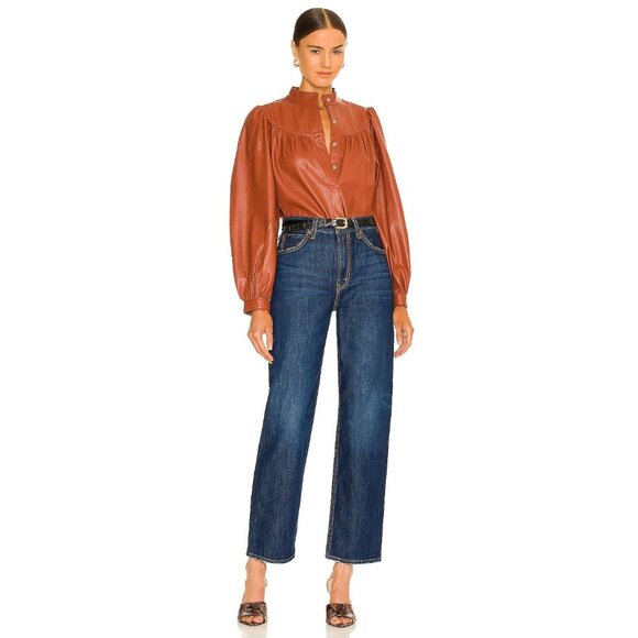 LEVI'S Dad Jean Hello Dark Rinse High Rise Slouchy Straight Leg Jeans, Size 26 - Picture 1 of 16